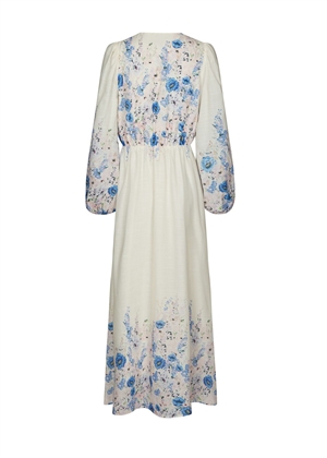 Silfi flower print kjole Blue Neo Noir 